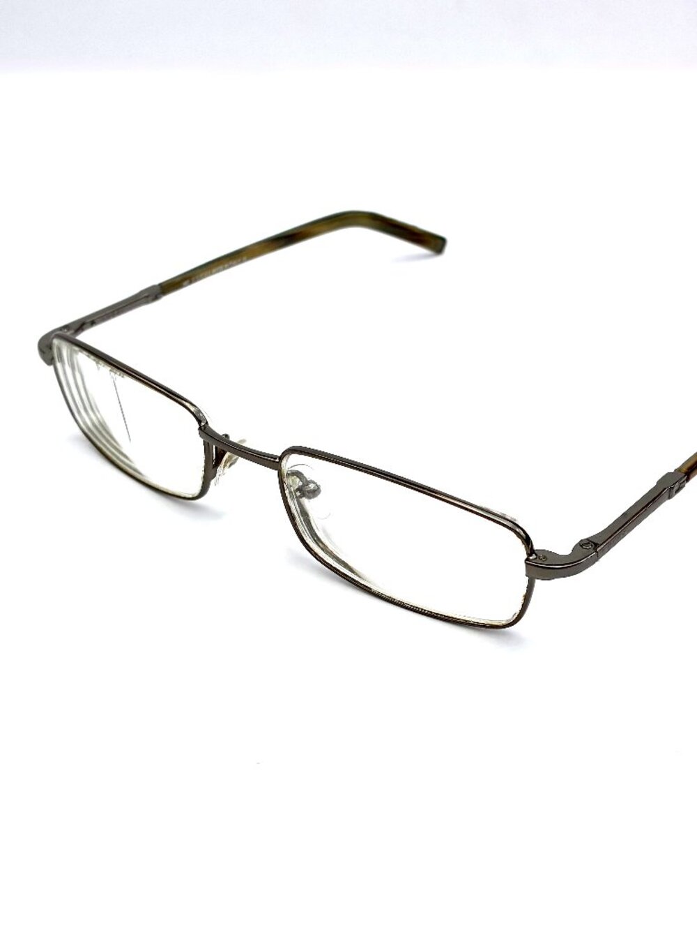 VTG Gucci GG1741 9B9 Eyeglass Frames, Gunmetal with Case, Italy